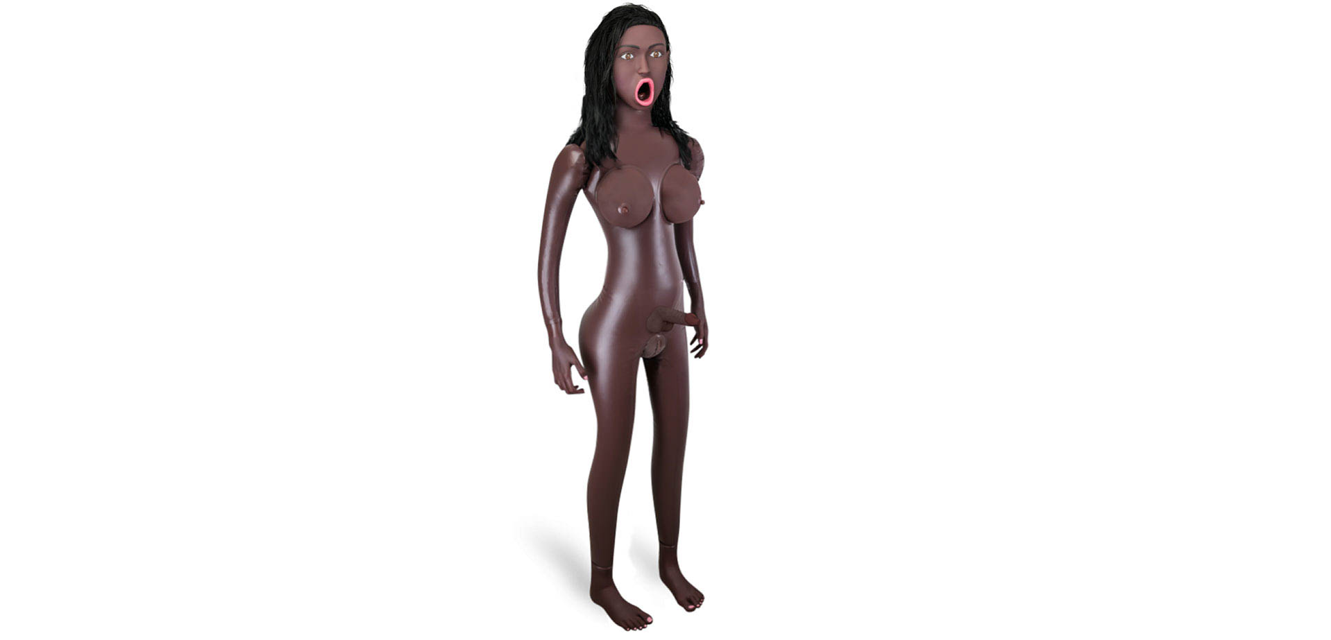 Dark Skin Transsexual Sex Doll.
