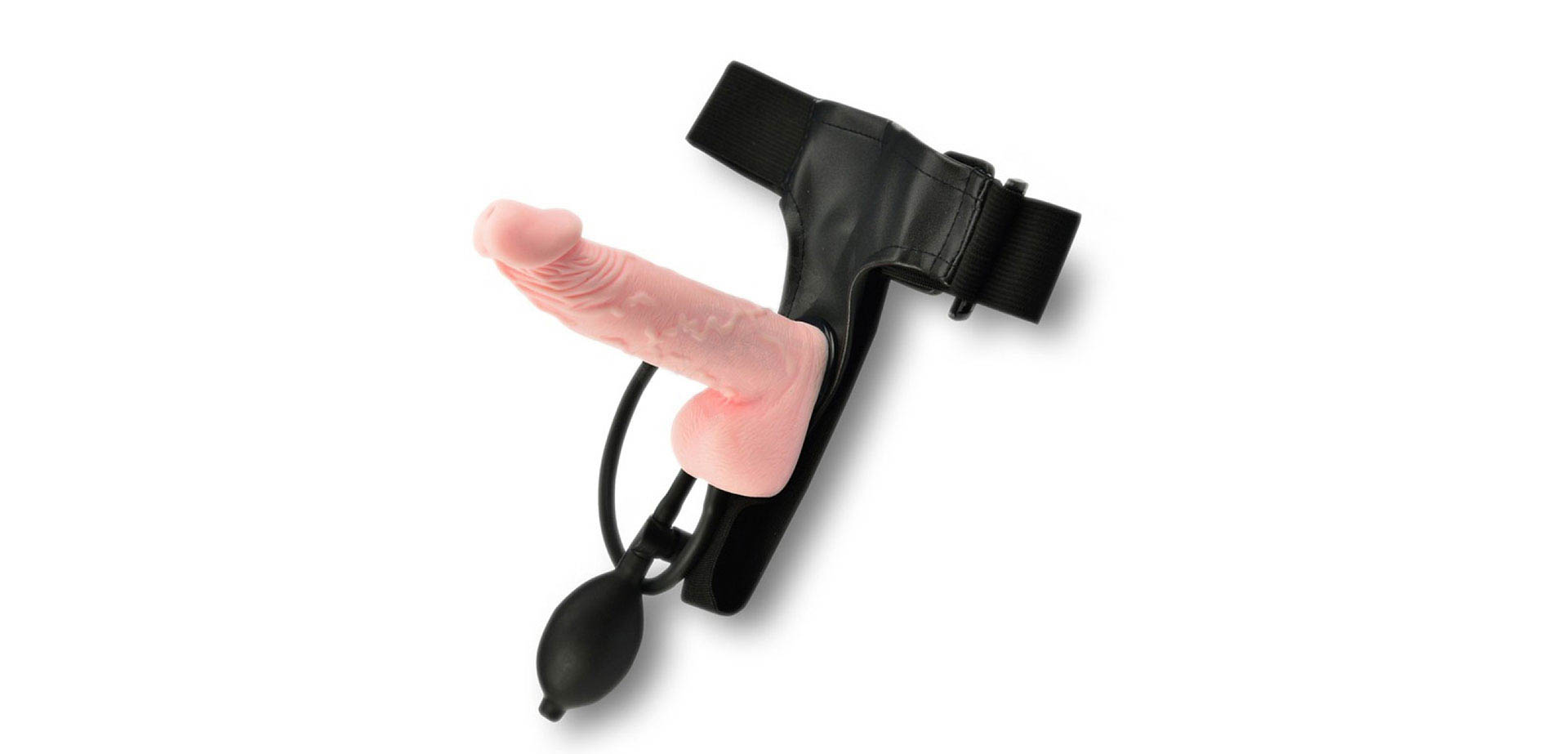 Realistic Inflatable Dildo Strap-On Kit.